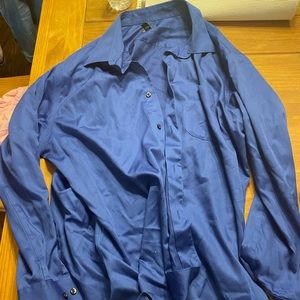 Blue dress shirt